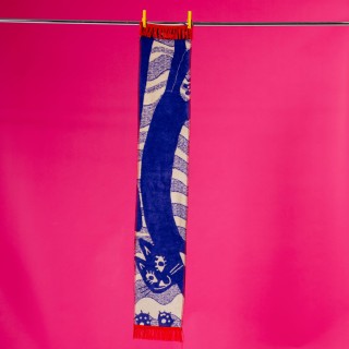 Szalik żakardowy Koci Torpeda